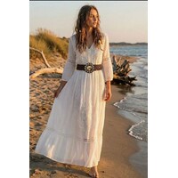 LULA Wide Satu Brown Leather Belt