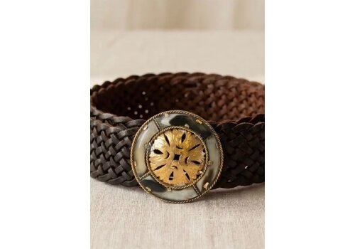 LULA Natura LULA Impe Dark Brown Leather Belt