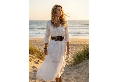 LULA Natura LULA Nox Black Leather Sash Belt