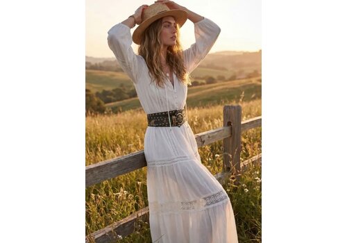 LULA Natura LULA Apolo Black Leather Sash Belt