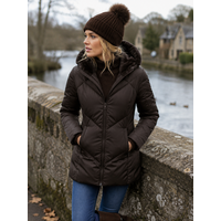 District NOISETTE Coffee Bean Warm Coat