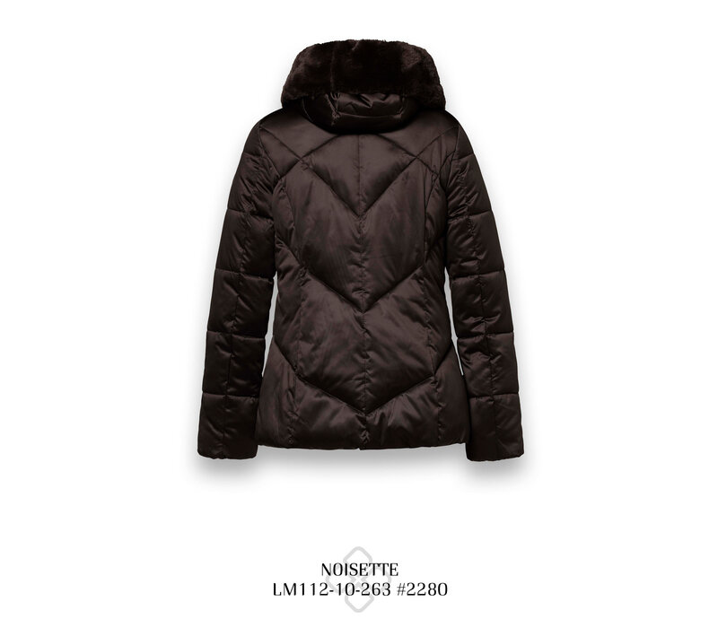 District NOISETTE Coffee Bean Warm Coat