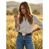 LULA Natura LULA Neptune Black narrow Leather Belt