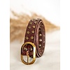 LULA Natura LULA Dark Brown Narrow Leather Belt
