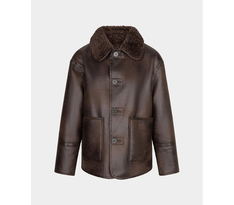 EsQualo 37509 Brown Pilot Jacket