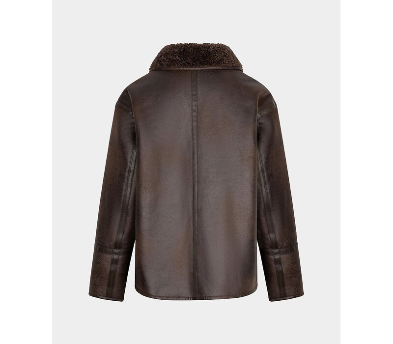 EsQualo 37509 Brown Pilot Jacket