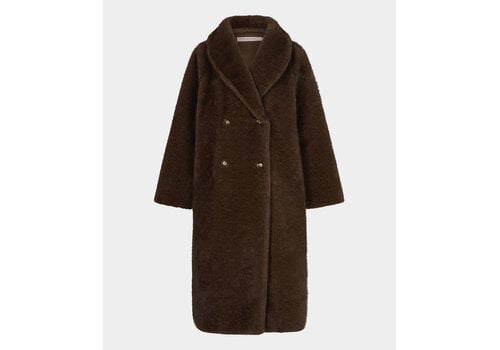 EsQualo A/W EsQualo 37521 Brown Faux Fur Coat