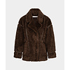 EsQualo A/W EsQualo 37512 Brown Shearling Furry Jacket