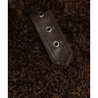 EsQualo 37512 Brown Shearling Furry Jacket