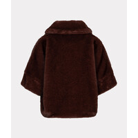 EsQualo 37500 Merlot Faux Fur Jacket