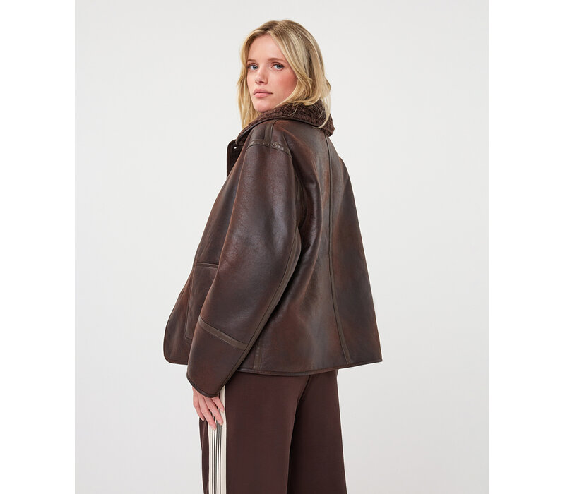 EsQualo 37509 Brown Pilot Jacket