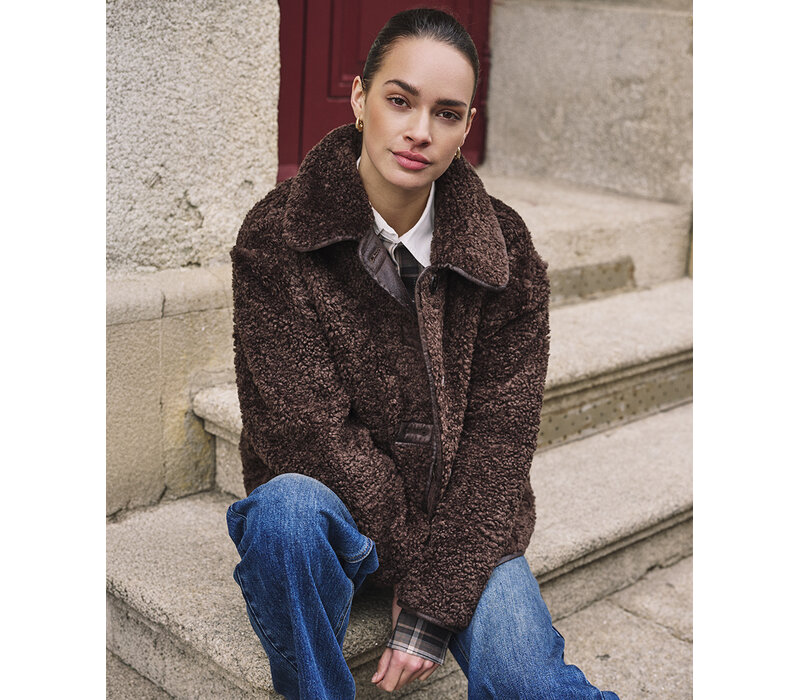 EsQualo 37509 Brown Pilot Jacket