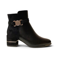 REDZ F3166 Black Deco Ankle Boots