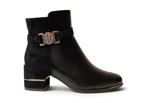 REDZ REDZ F3166 Black Deco Ankle Boots