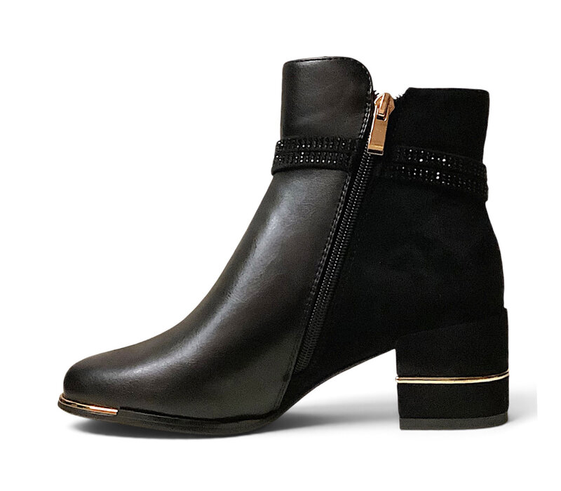 REDZ F3166 Black Deco Ankle Boots