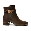 REDZ REDZ F3166 Brown Deco Ankle Boots