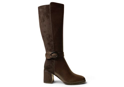 REDZ REDZ E646 Brown Knee Hi Boots