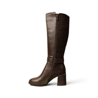 REDZ E646 Brown Knee Hi Boots