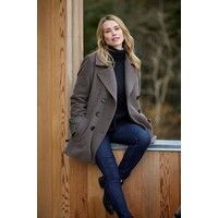 Junge ORKIDE Brown Wool mix Reefer Coat