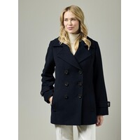 Junge ORKIDE Navy Wool mix Reefer Coat