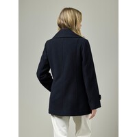 Junge ORKIDE Navy Wool mix Reefer Coat