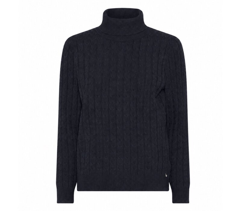 Micha 183 103 Navy Polo Neck Sweater