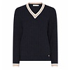 Micha A/W Micha 183 107 Navy/Off Wht Golf Sweater