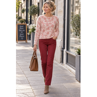 Julie Guerlande PU120 Berry Print Knit