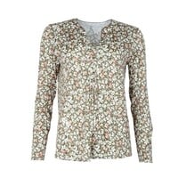 Julie Guerlande TS200 Olive Print Top