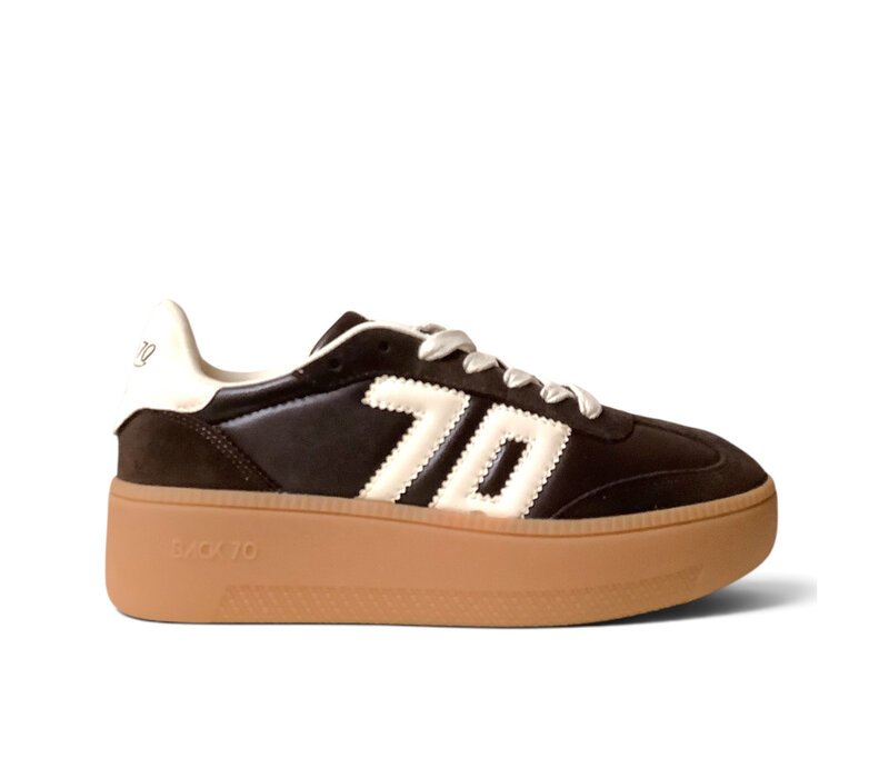 BACK 70 “GLENDA”  Coffee/Butter Gum Sole