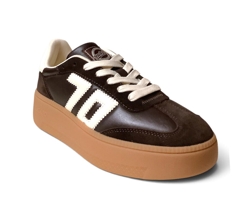 BACK 70 “GLENDA”  Coffee/Butter Gum Sole