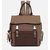 BINNARI BAGS Binnari JAVA Taupe/Brown Vinal Backpack