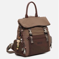 Binnari JAVA Taupe/Brown Vinal Backpack
