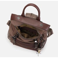 Binnari JAVA Taupe/Brown Vinal Backpack