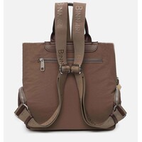 Binnari JAVA Taupe/Brown Vinal Backpack
