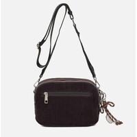 Binnari LIMA Brown Corduroy X-Body Bag