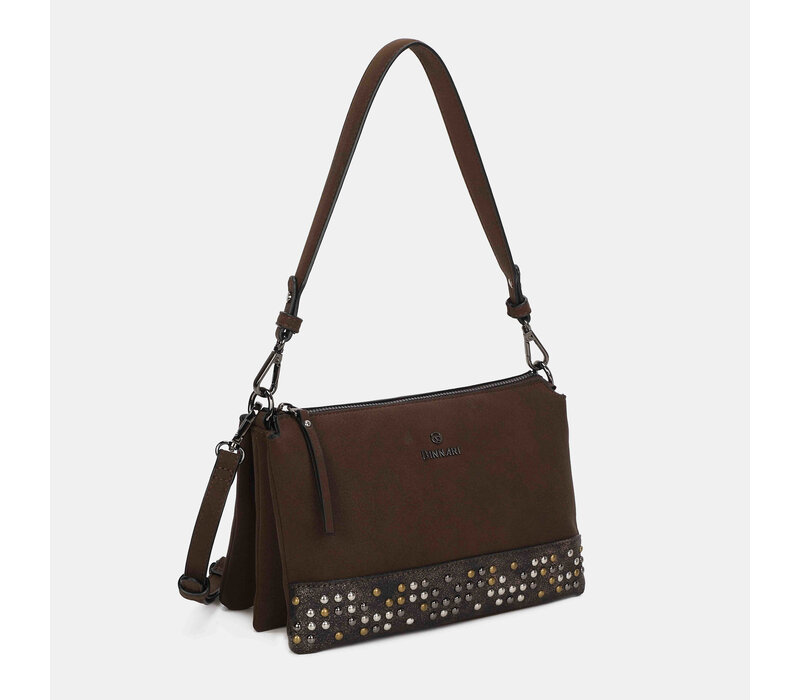 Binnari CALAIS 21252 Brown X-Body Bag