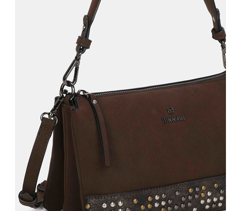 Binnari CALAIS 21252 Brown X-Body Bag