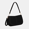 BINNARI BAGS Binnari SIENA 21392 Black Suede Handbag