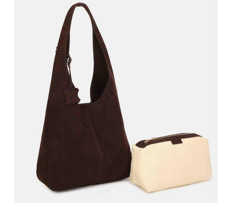Binnari 21390 Brown Hobo Bag