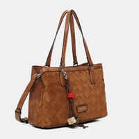 Binnari ARAL 21213 Tan Suede Handbag