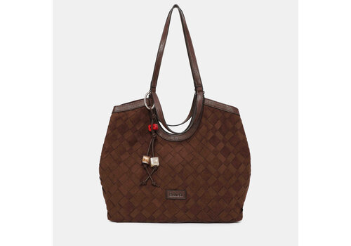 BINNARI BAGS Binnari ARAL 21210 Brown Suede Handbag