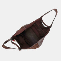 Binnari ARAL 21210 Tan Suede Handbag