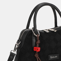 Binnari ARAL 21211 Brown Suede Handbag