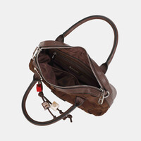 Binnari ARAL 21211 Black Suede Handbag