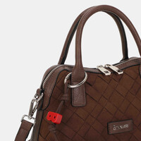 Binnari ARAL 21211 Black Suede Handbag