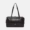 BINNARI BAGS Binnari CRETA Moka Croc Barrel Bag