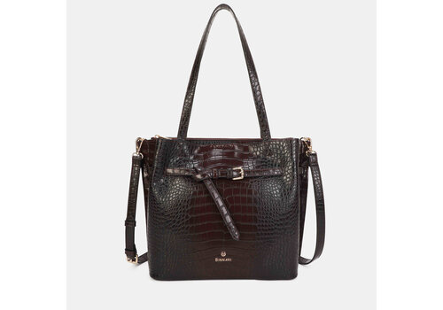 BINNARI BAGS Binnari BALI 21242 Bordo Croc Bag