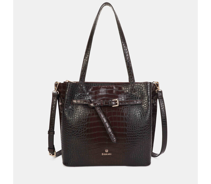 Binnari BALI 21242 Bordo Croc Bag