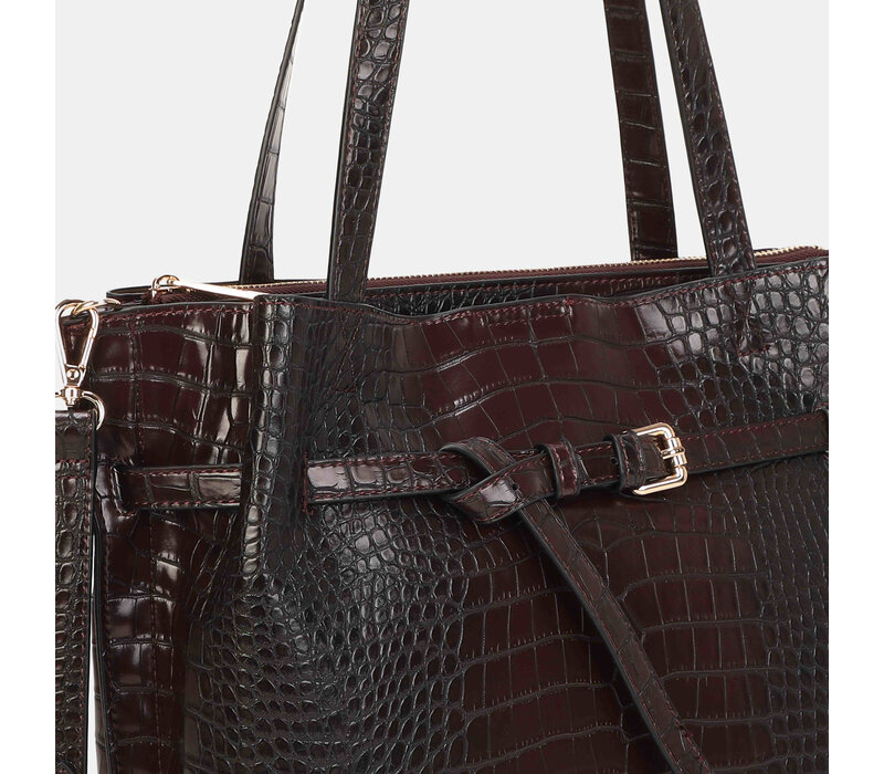 Binnari BALI 21242 Bordo Croc Bag